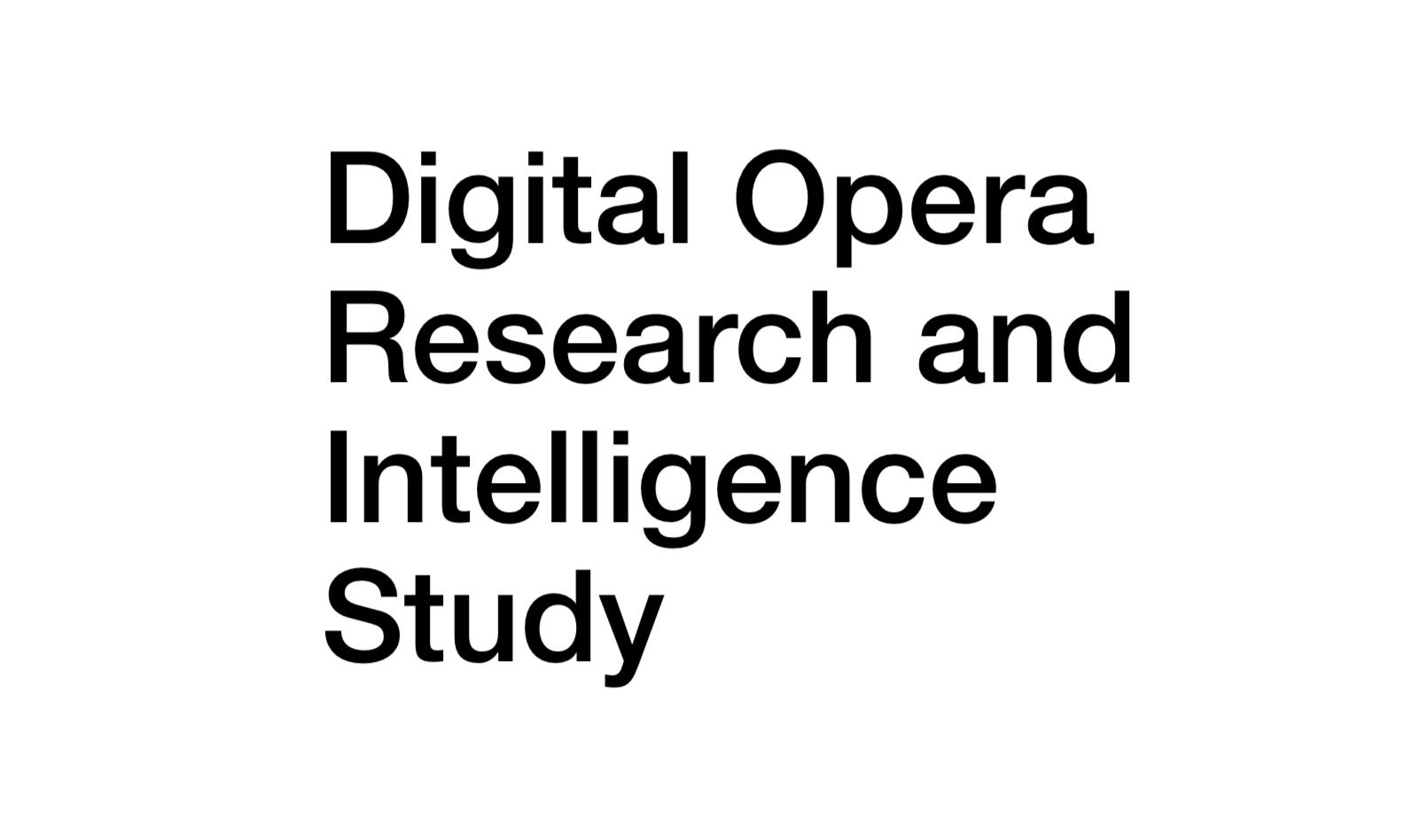 AtG DORIS: Technology is shaping the future. How will it change the future of opera?